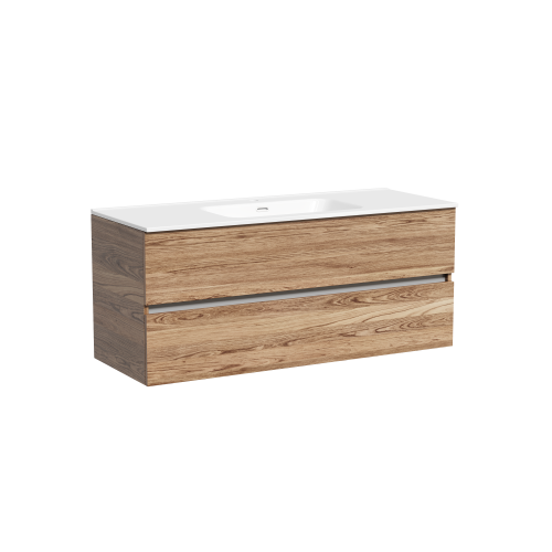 Тумба под раковину Sancos Urban UR120-1ECH 120х50 подвесная цвет коричневый